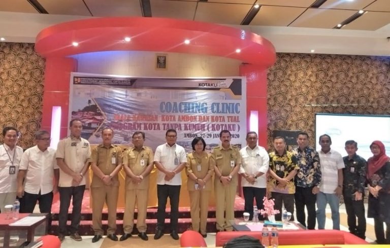 Pemkot Ambon dan Tual Berhasil Kurangi Kawasan Kumuh Seluas 109 Ha