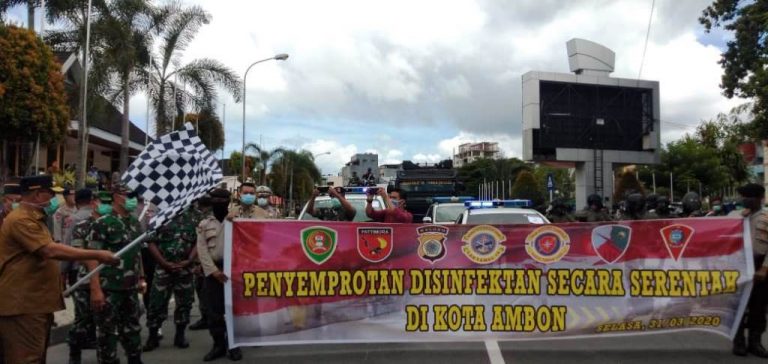 Sinergitas Pemda Maluku dan TNI/Polri dalam Upaya Mencegah Penyebaran Covid-19