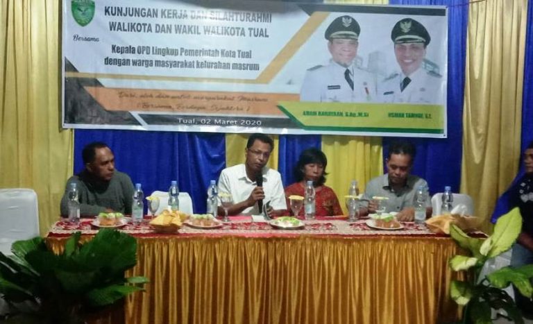 Wawali Tual Dengar Keluhan Warga Kelurahan Masrum