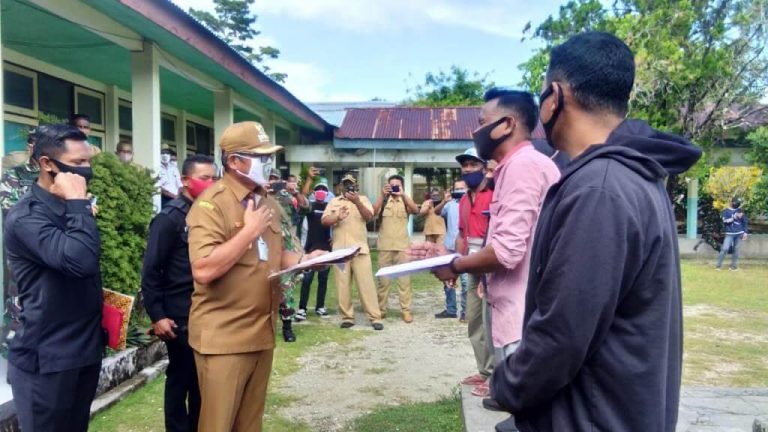 Pulangkan Pelaku Karantina, Bupati: Terapkan Kebiasaan Seperti di Tempat Karantina