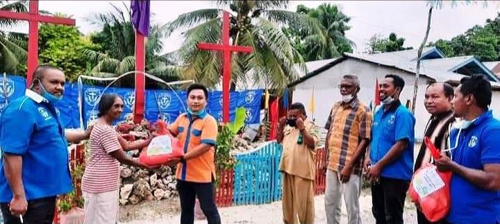 GAMKI Kota Tual Gandeng Dua Perusahaan dalam Gerakan Sosial