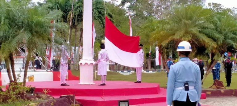 Upacara Peringatan HUT RI ke-75 di Tual Berlangsung Khidmat