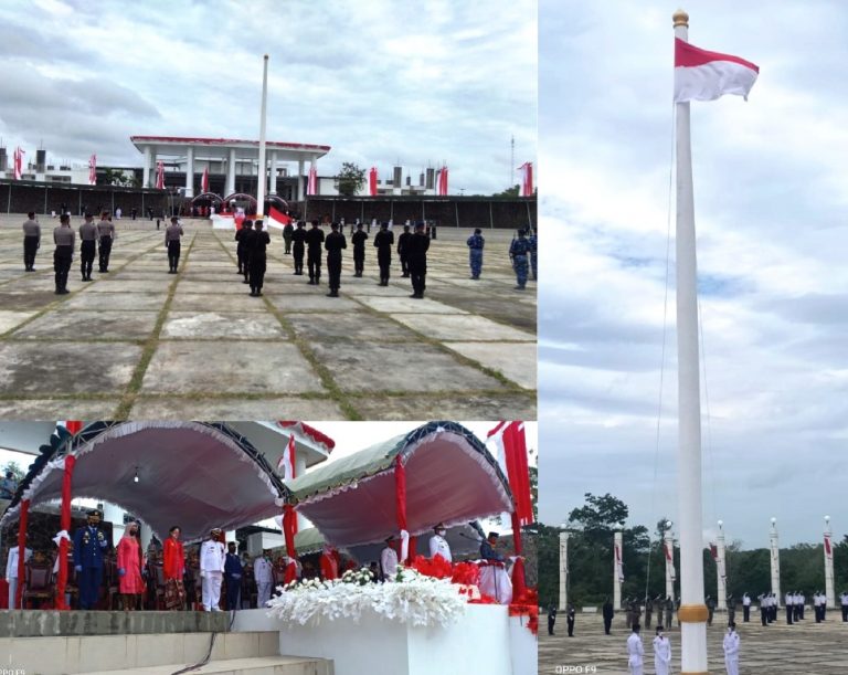 Pemkab Malra Gelar Upacara Peringatan HUT RI ke-75