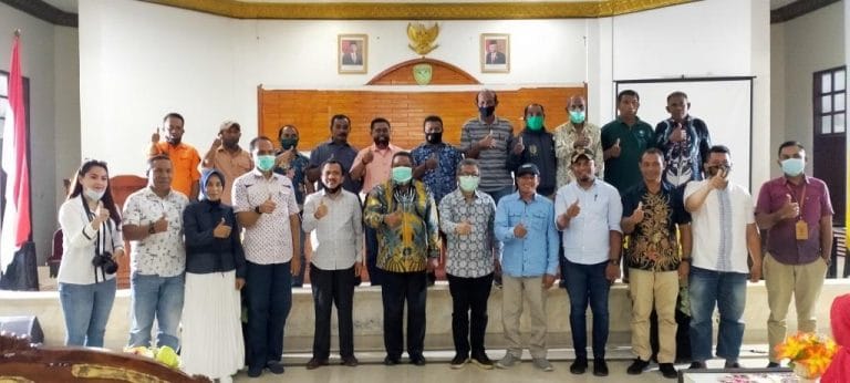 Pemkot Tual Bersama Perangkat Desa Tatap Muka dengan Dirjen Pembangunan Desa