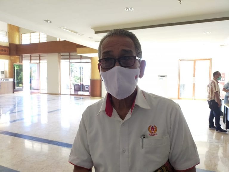 Ketua harian PON Maluku Agus Lombo, foto: Chintia Samangun