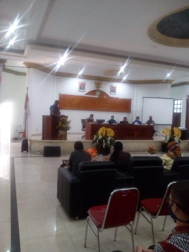Rapat TPID Kota Tual diadakan di Aula Kantor Walikota, Jumat (11/12/2020).