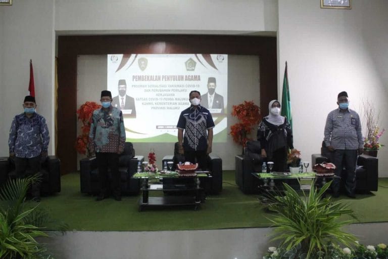 Ketua Satgas Covid Maluku Harap Penyuluh Agama Bantu Sosialisasikan Pentingnya Vaksinasi Covid-19