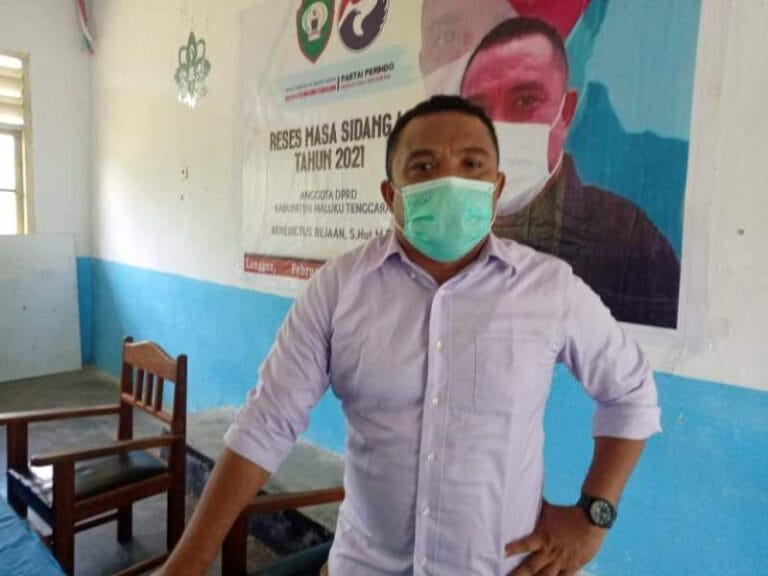 Anggota DPRD Kabupaten Maluku Tenggara Benedict Fadly Rejaan mengapresiasi langkah para camat melibatkan wakil rakyat dalam Musyawarah Perencanaan Pembangunan (Musrenbang). Foto: Fredy Jamrewav