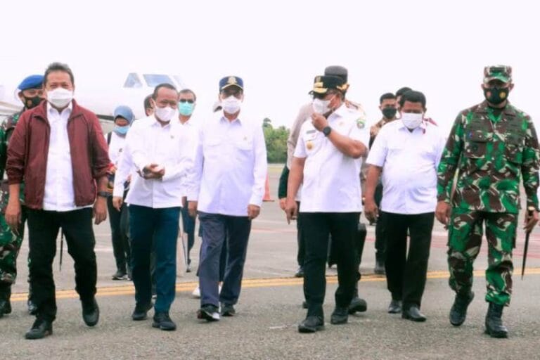 Gubernur Sambut Kedatangan Menhub, Menteri KKP dan Kepala BKPM RI
