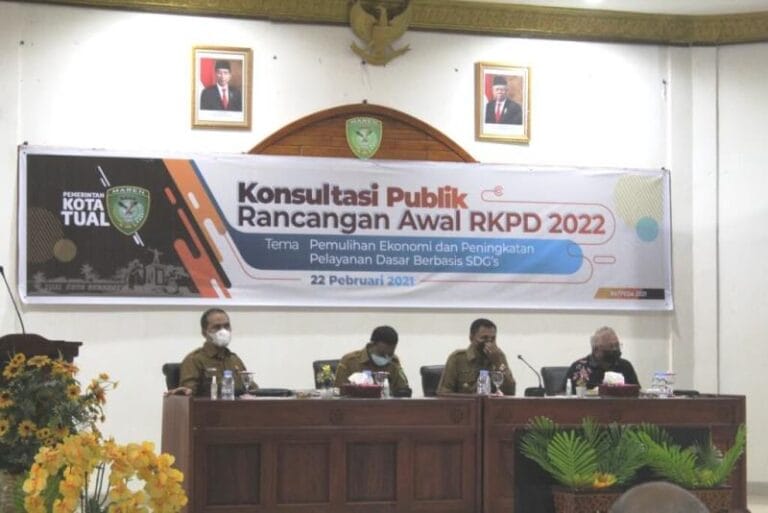 Pemkot Tual Gelar Konsultasi Publik Rancangan Awal RKPD 2022