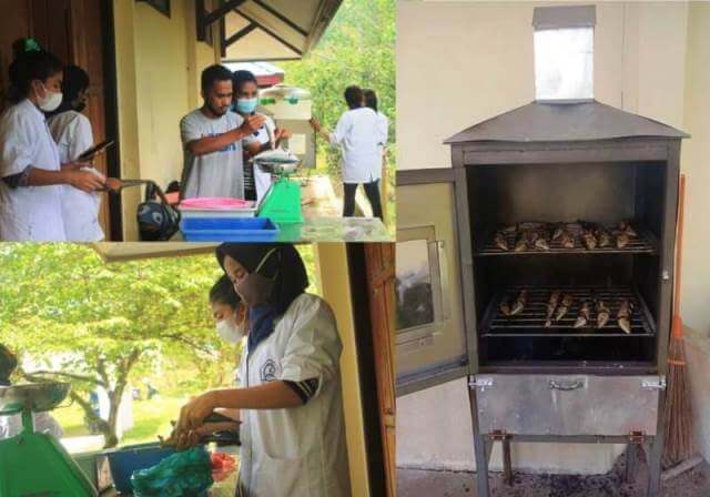 Melihat Olahan Ikan Asap Ala Mahasiswa Polikant