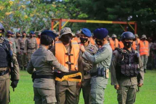 Satbrimobda Maluku Latihan Kemampuan GAG, SAR, Wanteror dan Jibom