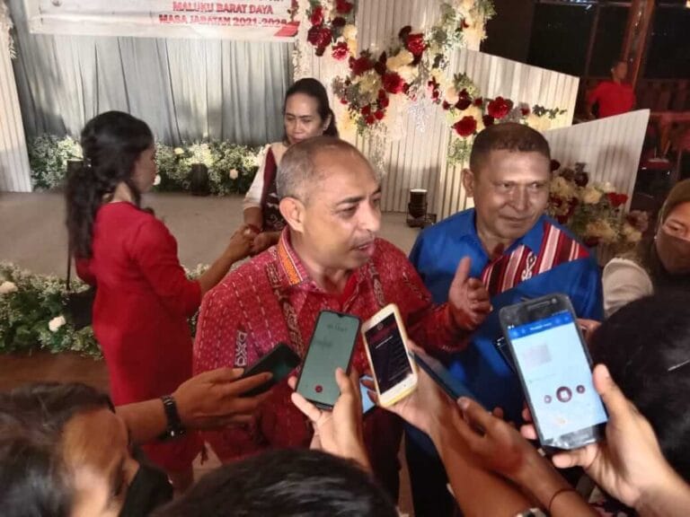 Bupati Maluku Barat Daya (MBD) Periode 2021-2026 Benjamin Thomas Noach mengatakan, pihaknya telah menyiapkan sederet misi untuk menjadikan Kabupaten MBD menjadi kabupaten yang sejahtera, mandiri dan berlandaskan budaya. Foto: Chintia Samangun
