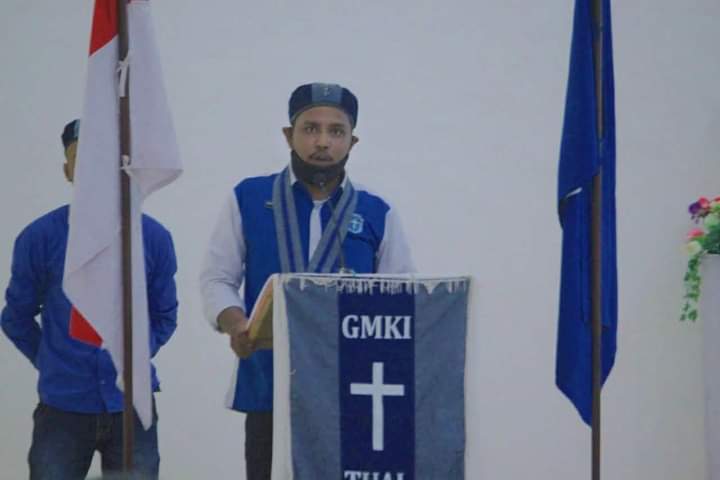 Ketua BPC GMKI Tual-Malra Barken Rahayaan, Foto: Petter Letsoin