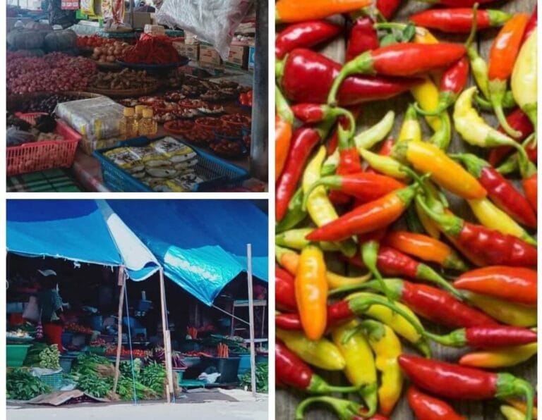 Cabai Lokal Melonjak Naik, Pedagang dan Pembeli Di Pasar Langgur Mengeluh