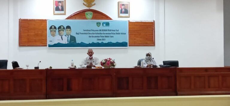 Pemkot Tual dan Perumda Sosialisasi Kebijakan Terbaru Pelayanan Air Bersih
