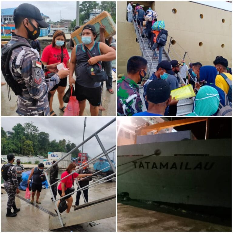 Satgas Angkutan Laut Tual Periksa 128 Pelaku Perjalanan yang Turun di Pelabuhan