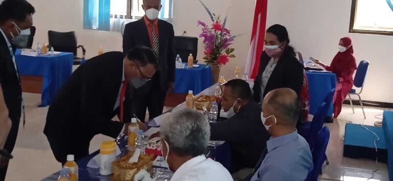Sidang Senat Terbuka Digelar, Empat Balon Direktur Polikant Paparkan Visi, Misi, dan Proker