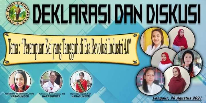 Puluhan Perempuan Kei Deklarasi ‘Komunitas Perempuan Peduli Evav’