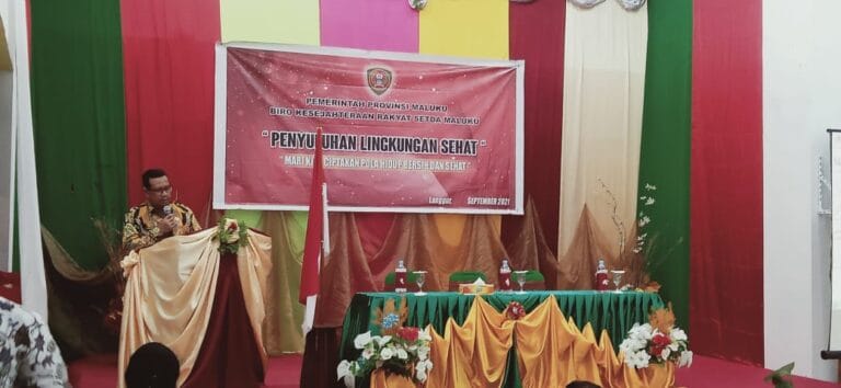 Gelar Penyuluhan Lingkungan Sehat, Bupati Hanubun Sebut Pentingnya Sektor Kesehatan Bagi Masyarakat