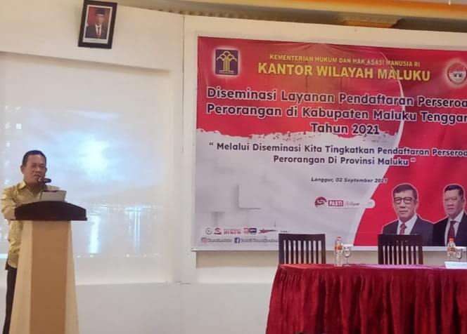 Gelar Sosialisasi Perseroan Perorangan, Bupati Malra Sebut Perseroan Perseorangan Mudahkan Pelaku UMK