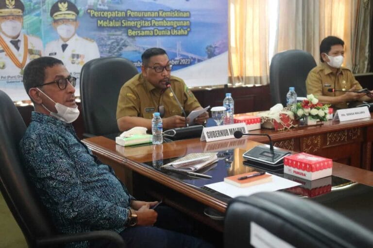 Hadiri Rapat Forum TSLBU, Gubernur Murad Bicara Soal Peran Dunia Usaha