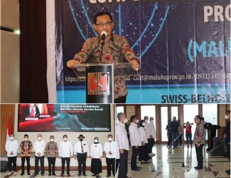 Wagub Orno Lantik Badan Promosi Pariwisata Maluku