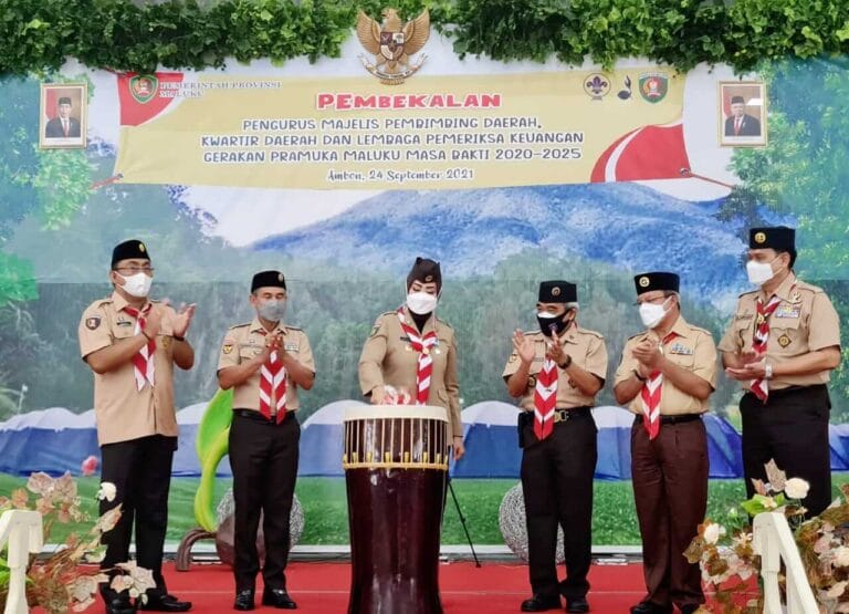 Widya Buka Pembekalan Pengurus Mabida, Kwarda Dan LPK Gerakan Pramuka Maluku