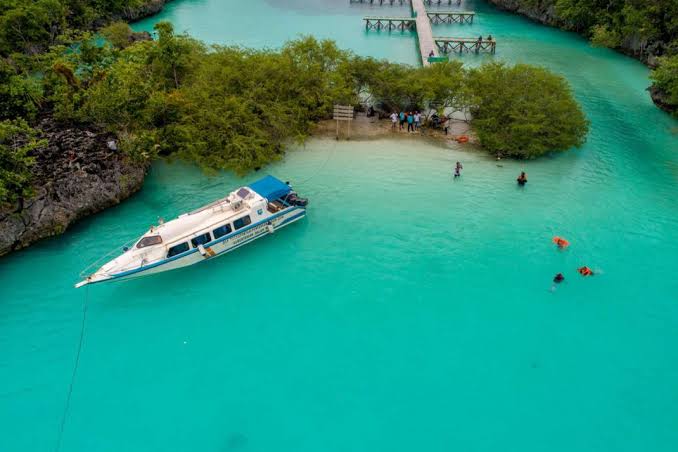 Pulau Bair, Kota Tual, Kepulauan Kei, Provinsi Maluku. Foto: Kompas.com