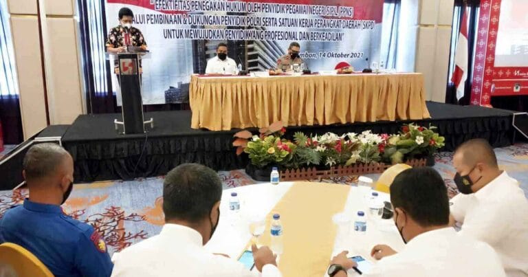 Plh Sekda Maluku Optimis Binkatpuan Tingkatkan Keterampilan Penyidik Polri
