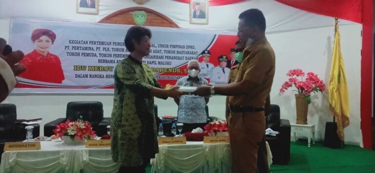 Berikut Aspirasi Pemkot Tual Saat Kunjungan Reses Anggota DPR RI