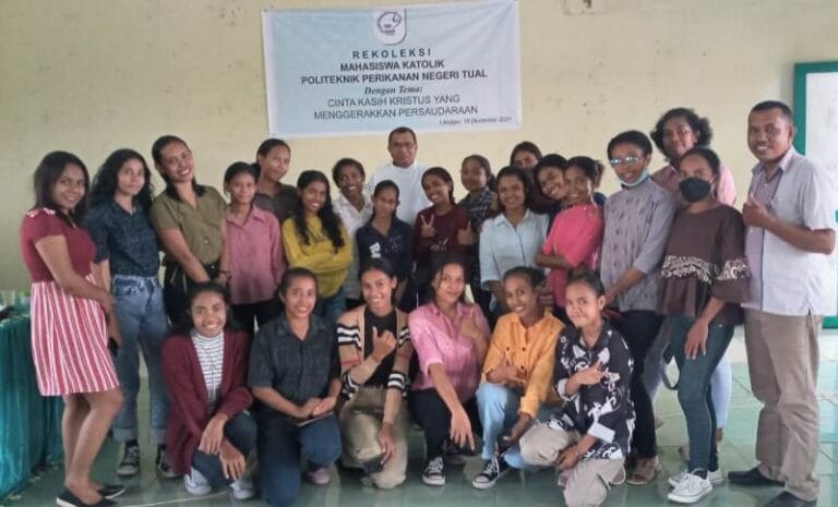 Sambut Kelahiran Yesus, Mahasiswa Katolik Polikant Gelar Rekoleksi Natal