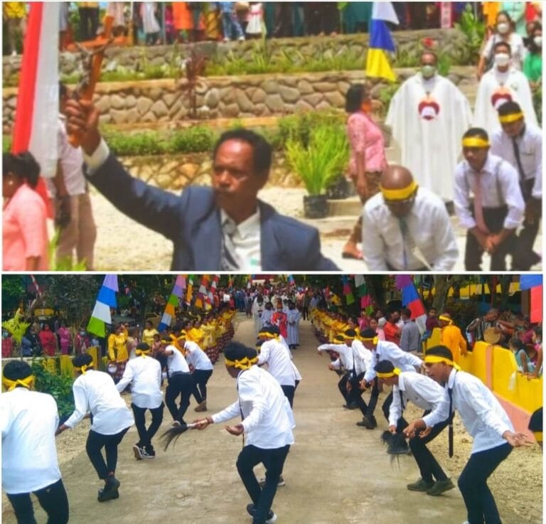Mengenal Tari Salib, Tarian Khas Perayaan Agama Katolik Di Kei