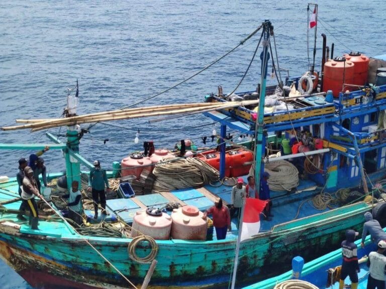 Salah satu kapal yang berhasil diamankan Kementerian Kelautan dan Perikanan. Foto: Humas Ditjen PSDKP