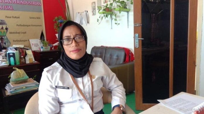 Plt. Kepala Dinas Kesehatan Kota Tual Darnawati Amir