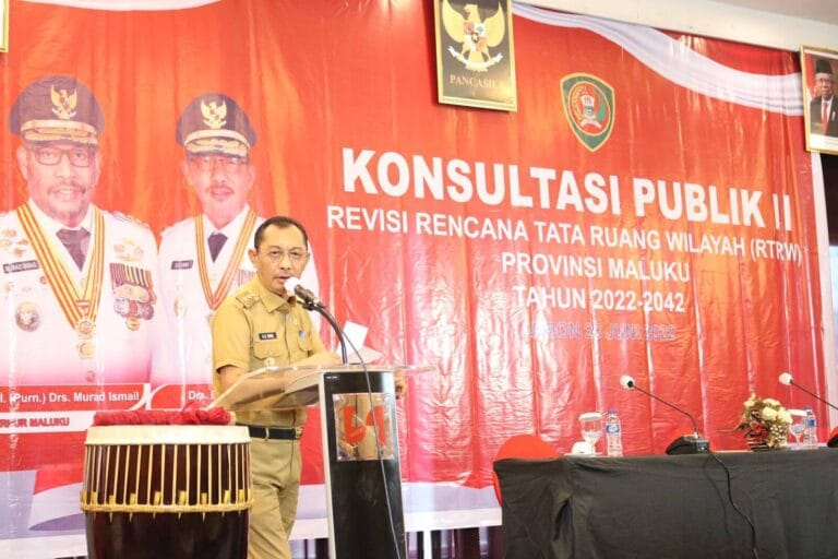 Wagub Maluku Buka Konsultasi Publik II tentang Revisi RTRW