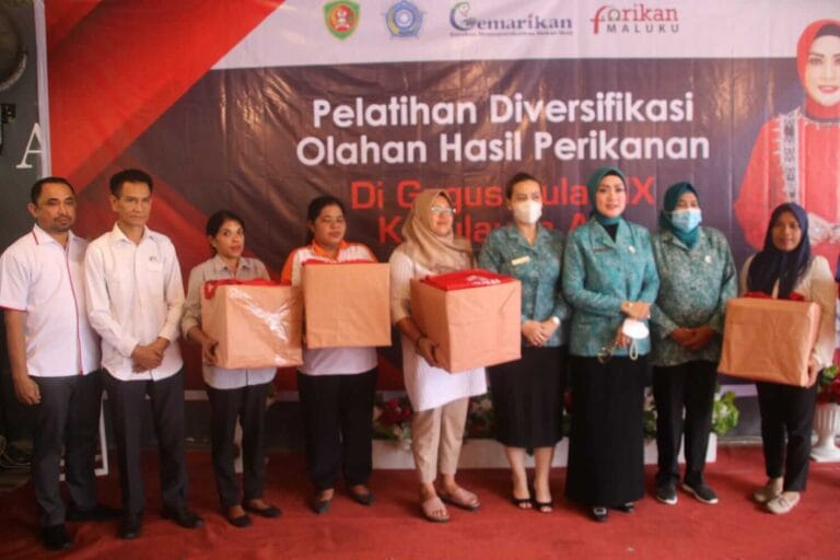 Widya MI Apresiasi Pelatihan Diversifikasi Pengolahan Hasil Perikanan di Aru