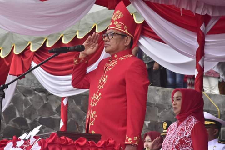 Bupati Hanubun Pimpin Upacara HUT ke-77 RI di Maluku Tenggara