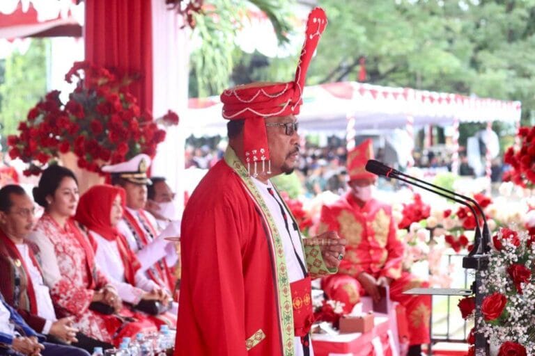 Gubernur Maluku Pimpin Peringatan Detik-Detik Proklamasi RI Ke 77