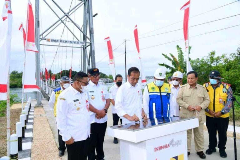 Resmikan Jembatan Wear Fair, Presiden: Penting untuk Mobilitas Orang dan Barang