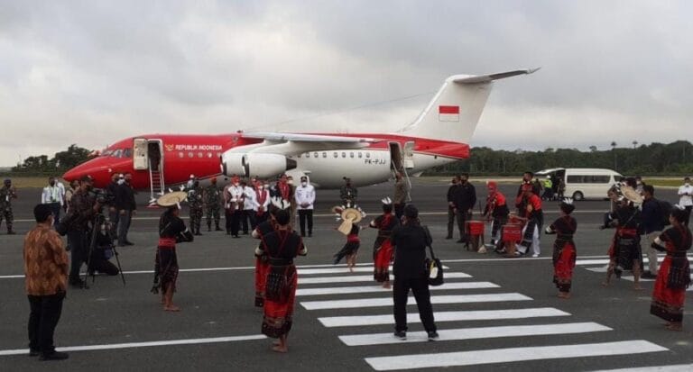 Presiden Jokowi Tiba di Kepulauan Tanimbar