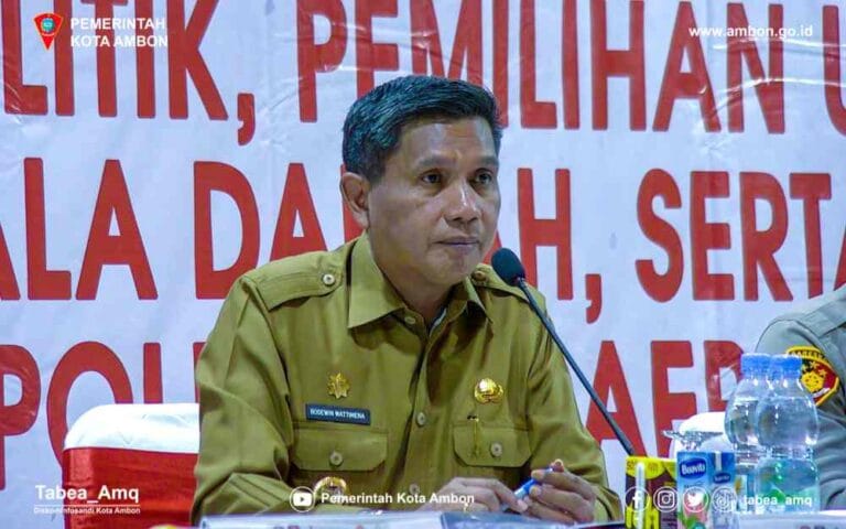 Penjabat Walikota Ambon, Minta ASN Netral di Pesta Demokrasi