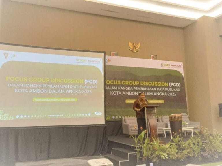 Pemkot Ambon-BPS Gelar FGD Jelang Publikasi “Ambon Dalam Angka 2023”