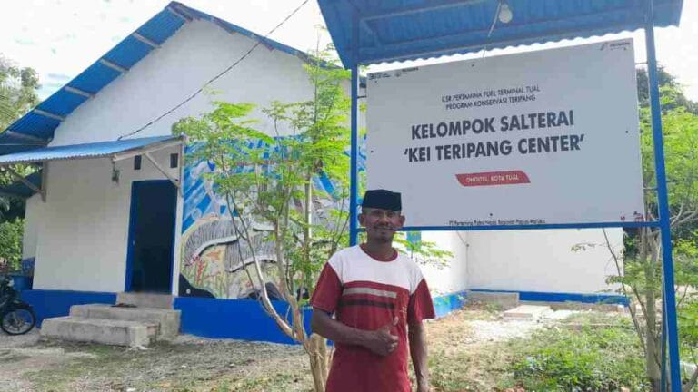 Ketua Kelompok Salterai, Coken Koljaan, Selasa (18/7/2023). Foto: Labes Remetwa