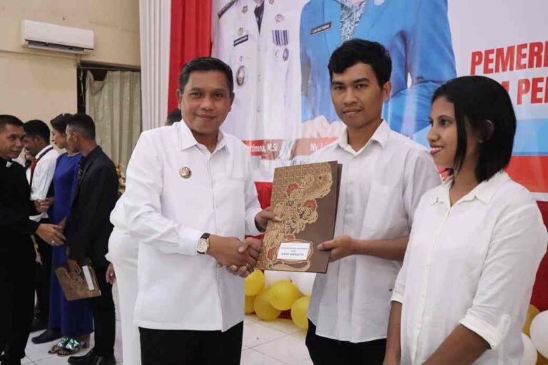 Sebanyak 92 Pasangan di Kota Ambon Nikah Masal