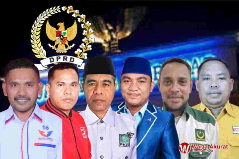 Deretan Wajah Baru Hiasi DPRD Tual Periode 2024-2029