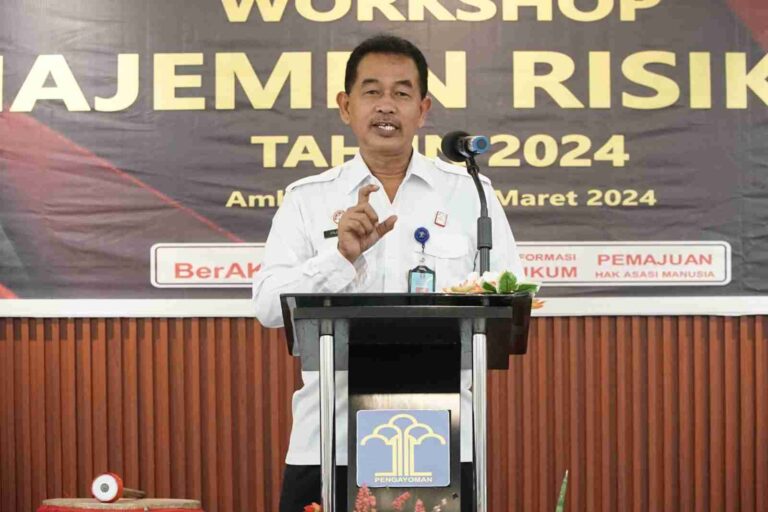 Gelar Workshop Manajemen Risiko, Kumham Maluku Bangun Organisasi Adaftif Dan Tangguh