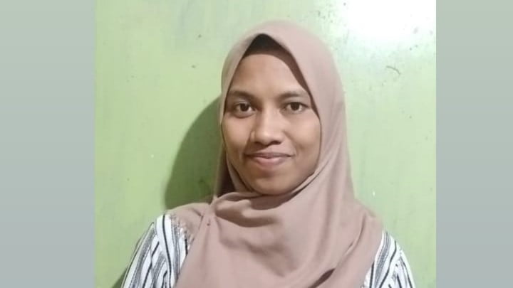 Erna Fakaubun, mahasiswa semester VI Program Studi (Prodi) Agrowisata Bahari (AWB) Politeknik Perikanan Negeri Tual (Polikant). Foto: Dokpri