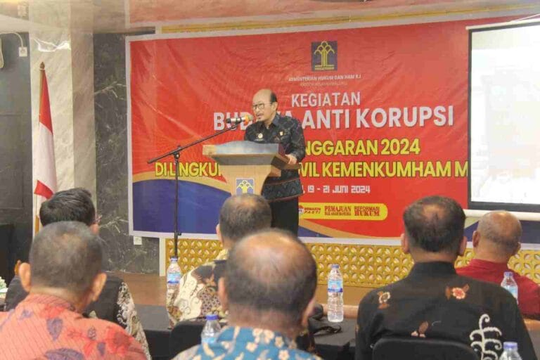 Titik Balik Bangun Peradaban Baru, Kemenkumham Maluku Sukses Gelar Kegiatan Budaya Anti Korupsi