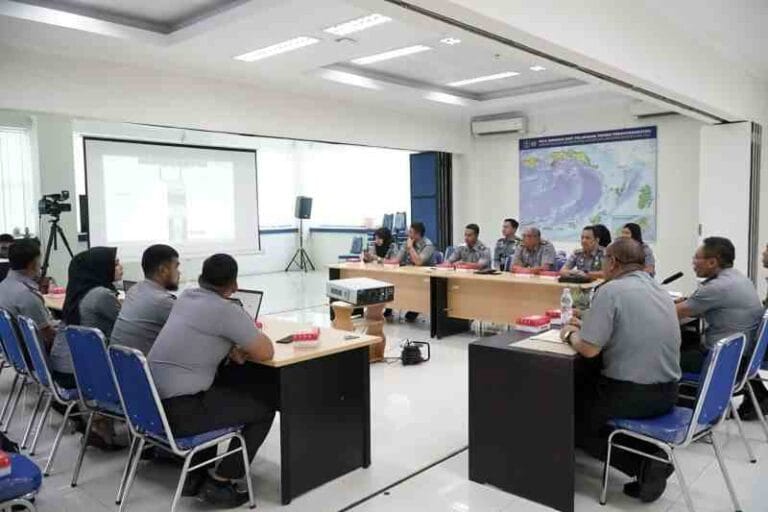 Komitmen Berikan Pelayanan Terbaik, Rutan Ambon Ikuti Pemenuhan Data Dukung P2HAM